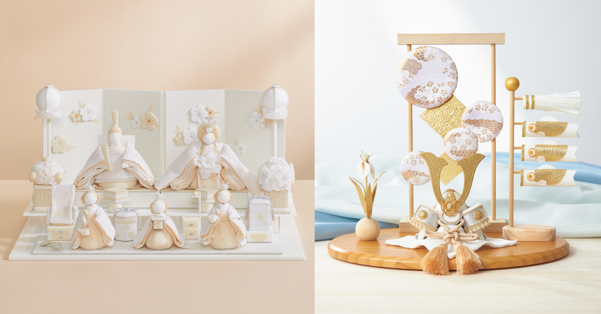 ナチュラルカラーで魅せる、2025年の節句飾りをディノスが発売